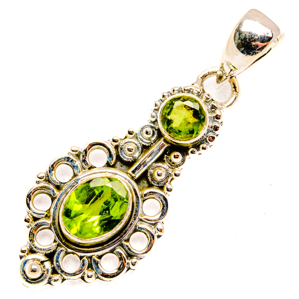 Peridot Pendants handcrafted by Anasilvercos - PD30336 - Photo 2