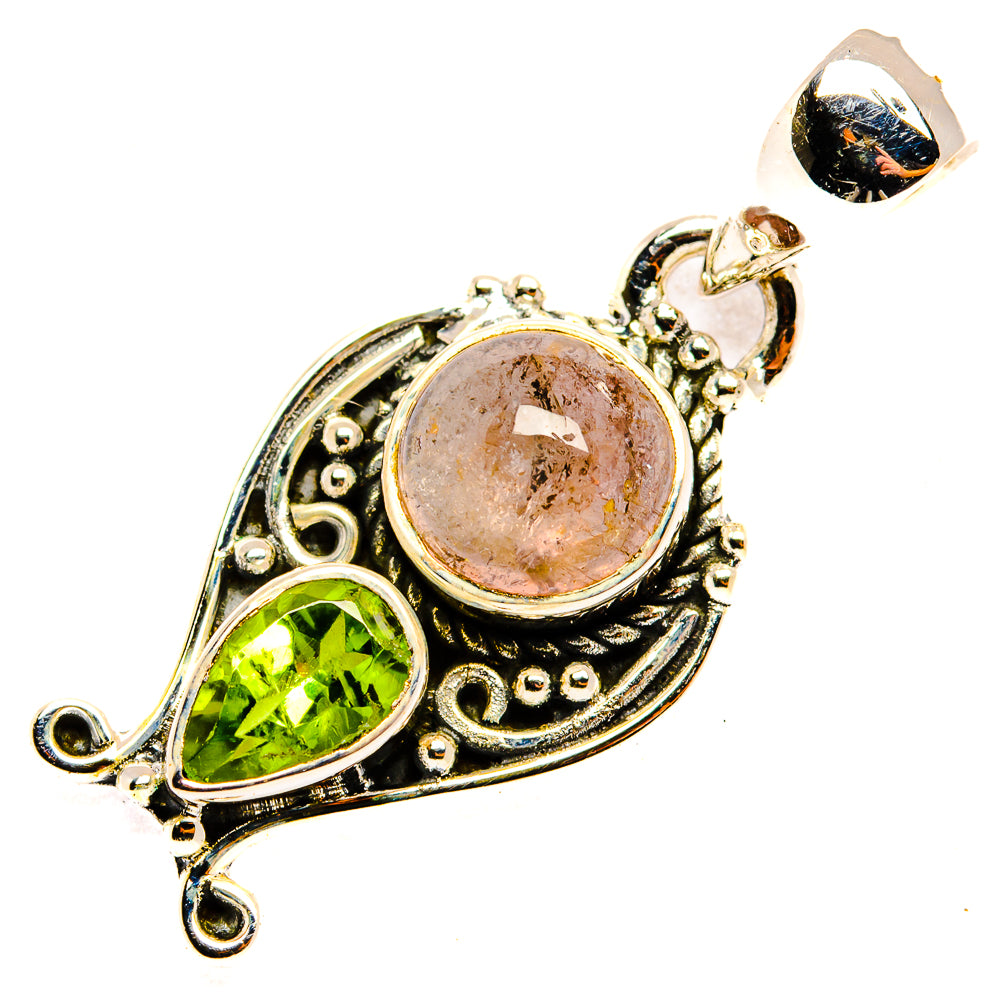 Rainbow Moonstone Pendants handcrafted by Anasilvercos - PD30341 - Photo 2