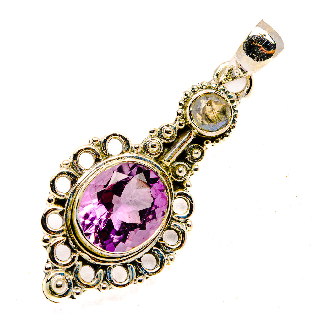 Amethyst Pendants handcrafted by Anasilvercos - PD30360 - Photo 2