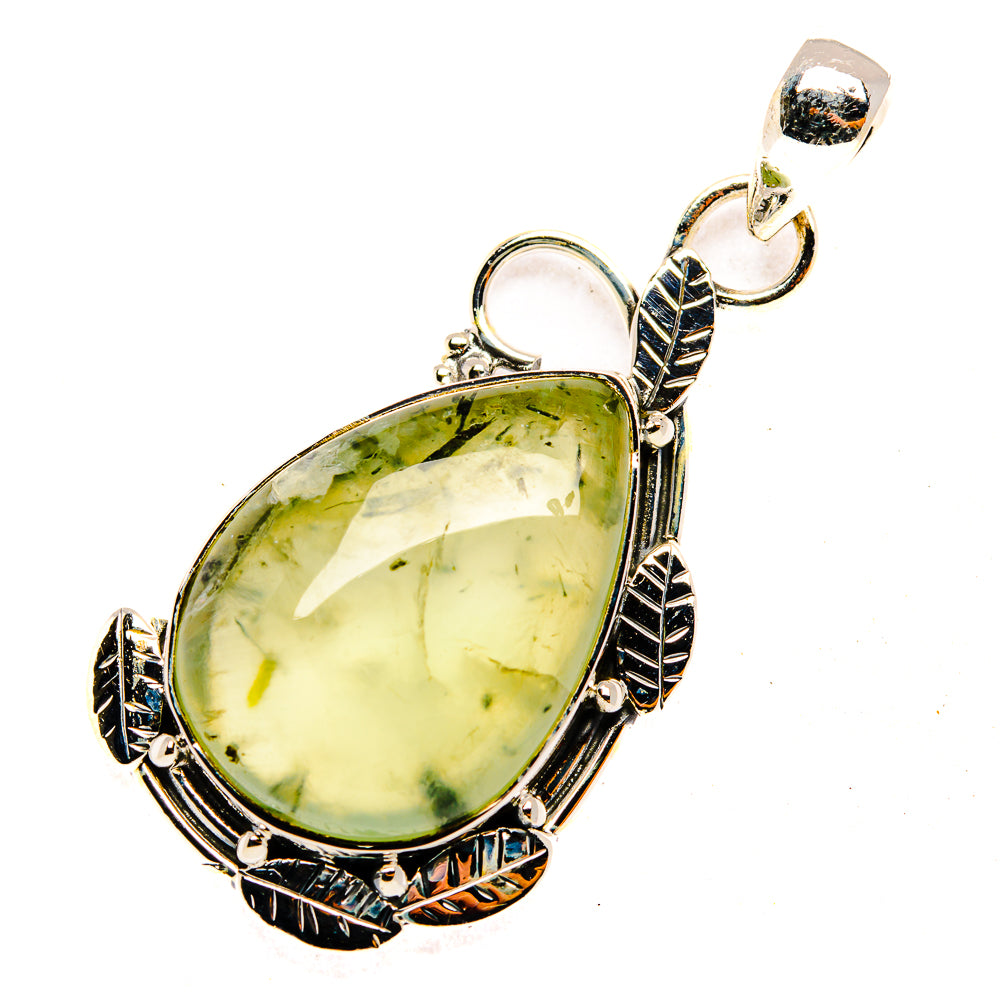 Prehnite Pendants handcrafted by Anasilvercos - PD30366 - Photo 2