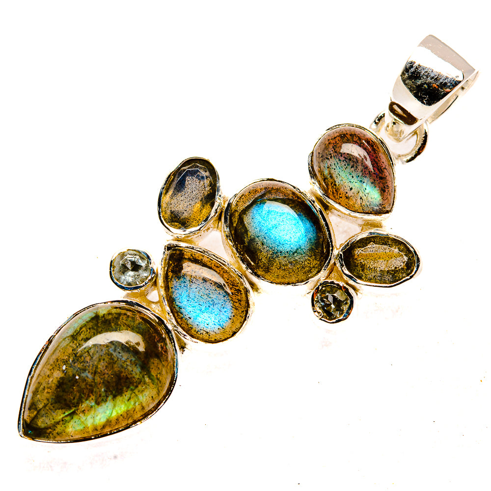 Labradorite Pendants handcrafted by Anasilvercos - PD30367 - Photo 2