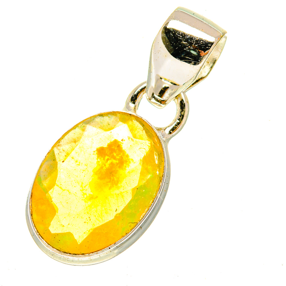 Ethiopian Opal Pendants handcrafted by Anasilvercos - PD3037