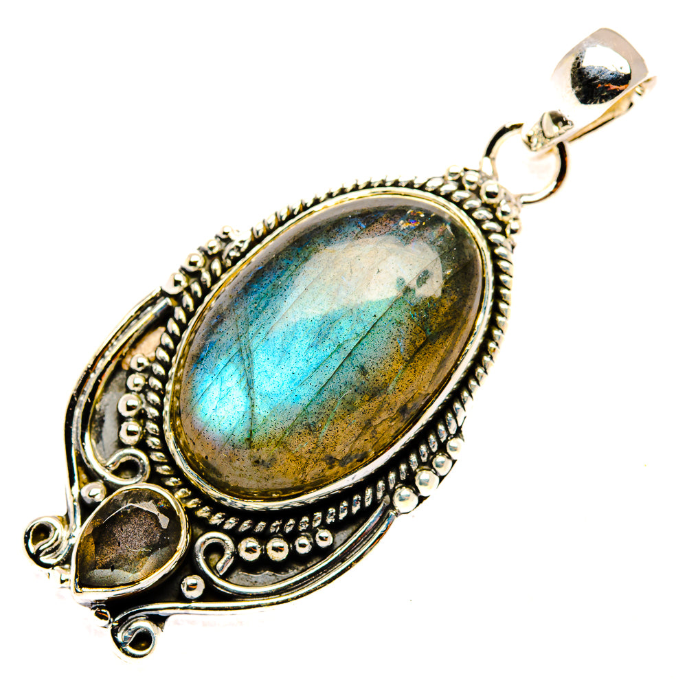 Labradorite Pendants handcrafted by Anasilvercos - PD30371 - Photo 2