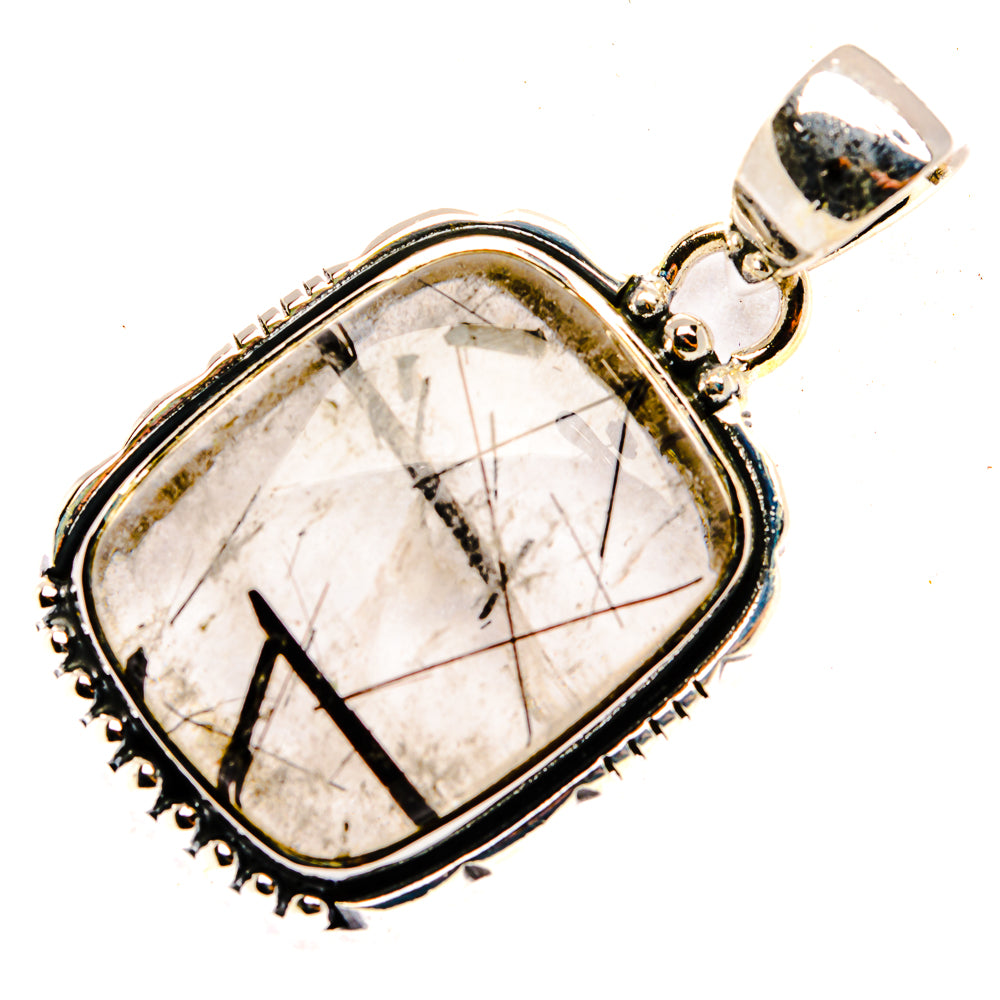 Tourmalinated Quartz Pendants handcrafted by Anasilvercos - PD30372 - Photo 2