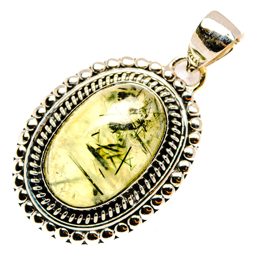 Prehnite Pendants handcrafted by Anasilvercos - PD30373 - Photo 2