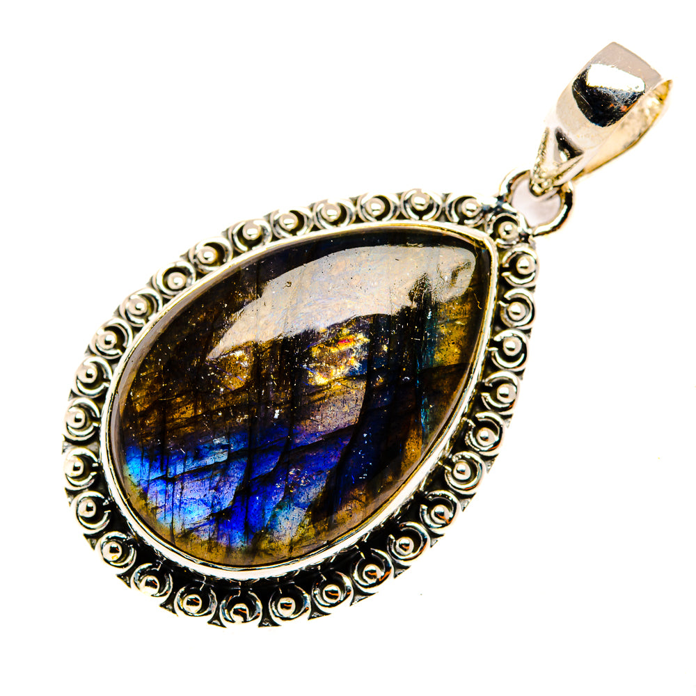 Labradorite Pendants handcrafted by Anasilvercos - PD30374 - Photo 2