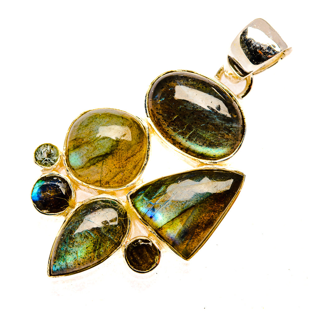 Labradorite Pendants handcrafted by Anasilvercos - PD30381 - Photo 2