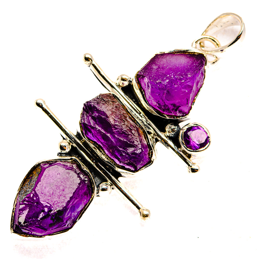 Amethyst Pendants handcrafted by Anasilvercos - PD30386 - Photo 2