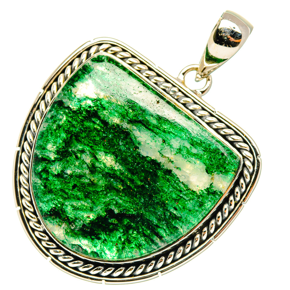 Green Aventurine Pendants handcrafted by Anasilvercos - PD30391 - Photo 2