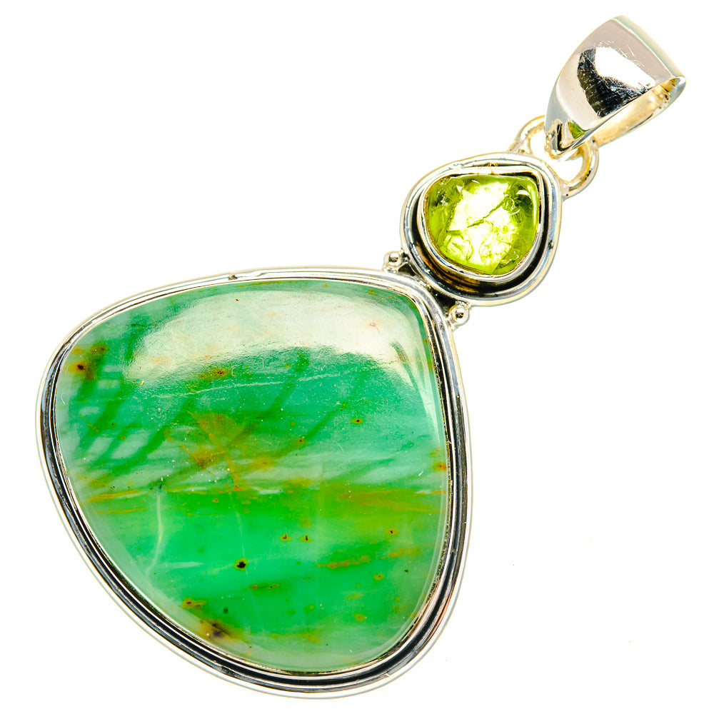 Chrysoprase Pendants handcrafted by Anasilvercos - PD30399 - Photo 2