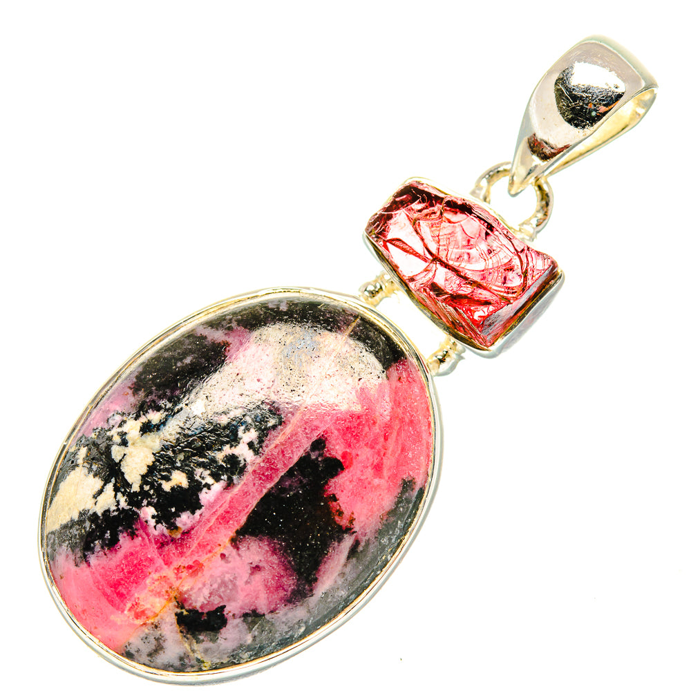 Rhodonite Pendants handcrafted by Anasilvercos - PD30406 - Photo 2