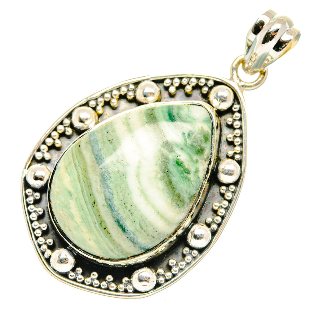 Ocean Jasper Pendants handcrafted by Anasilvercos - PD30407 - Photo 2