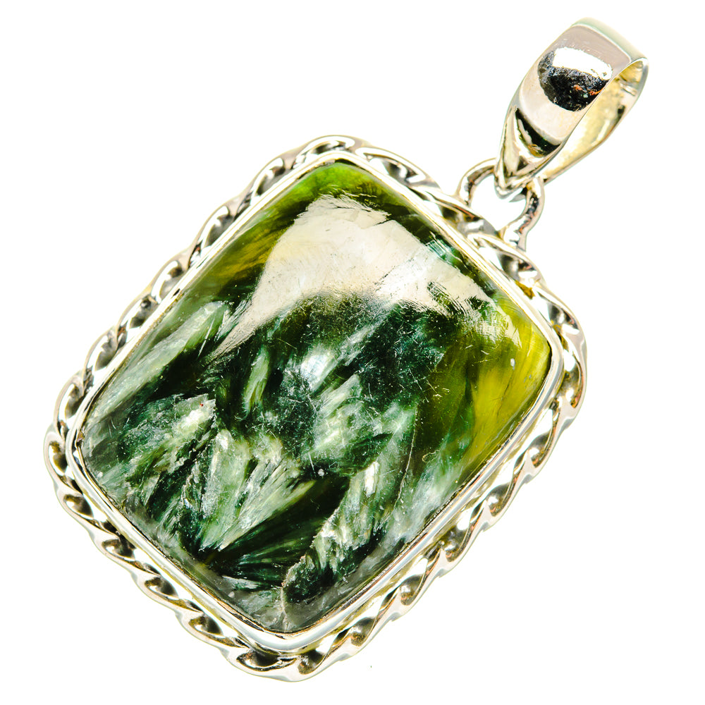 Seraphinite Pendants handcrafted by Anasilvercos - PD30409 - Photo 2