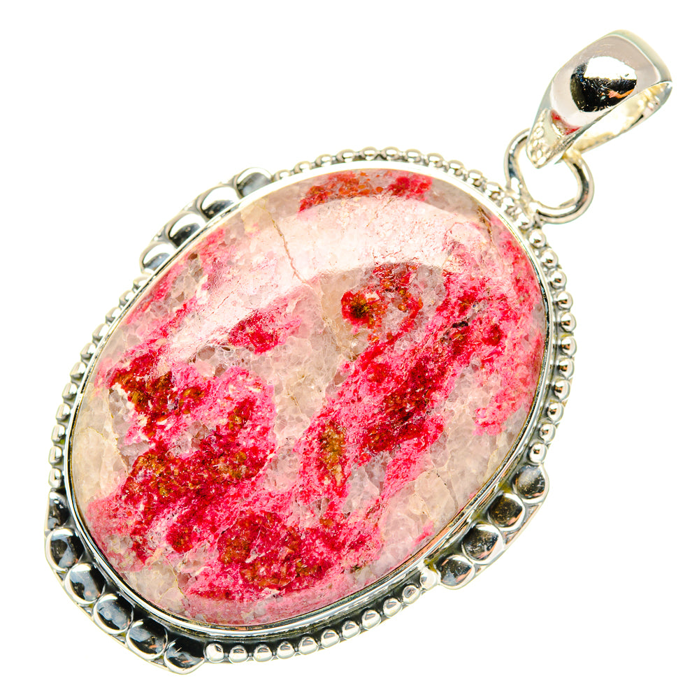 Thulite Pendants handcrafted by Anasilvercos - PD30414 - Photo 2