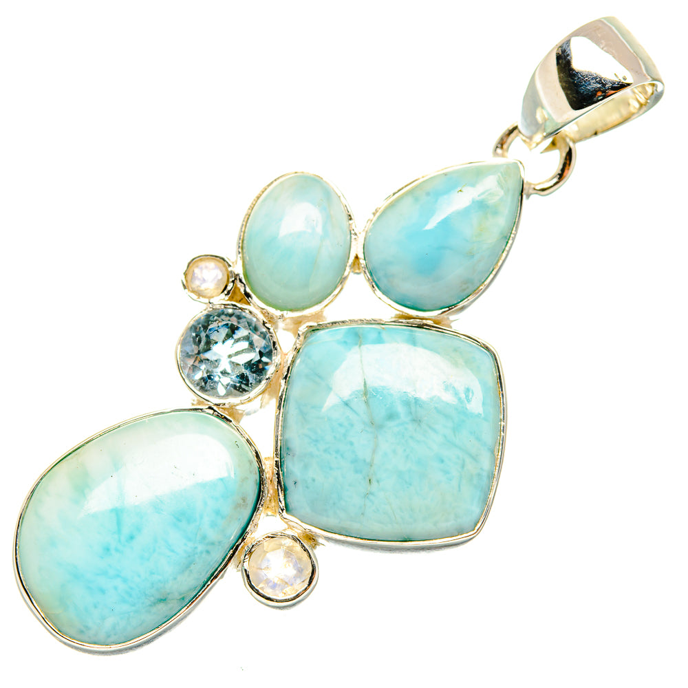 Larimar Pendants handcrafted by Anasilvercos - PD30416 - Photo 2