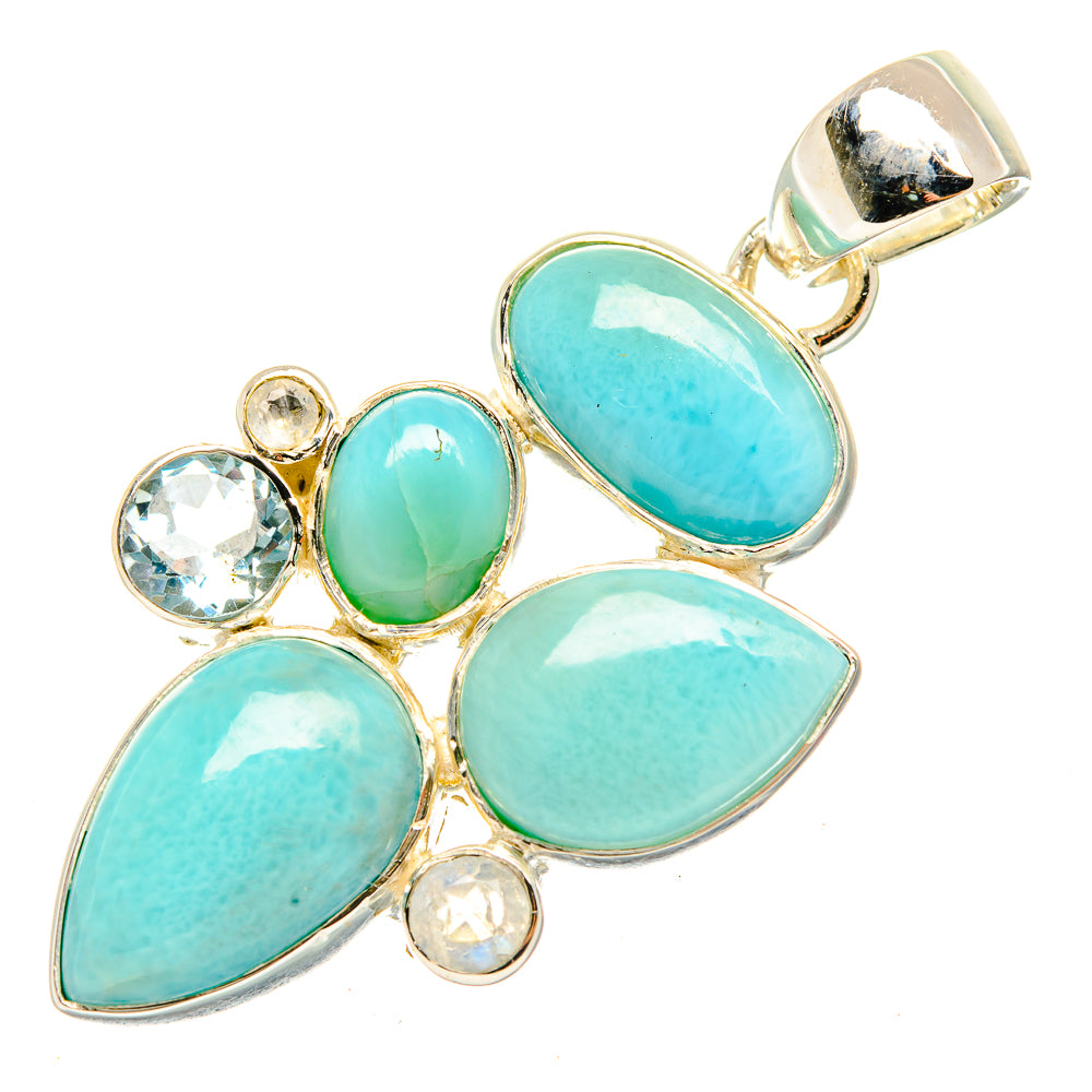 Larimar Pendants handcrafted by Anasilvercos - PD30417 - Photo 2
