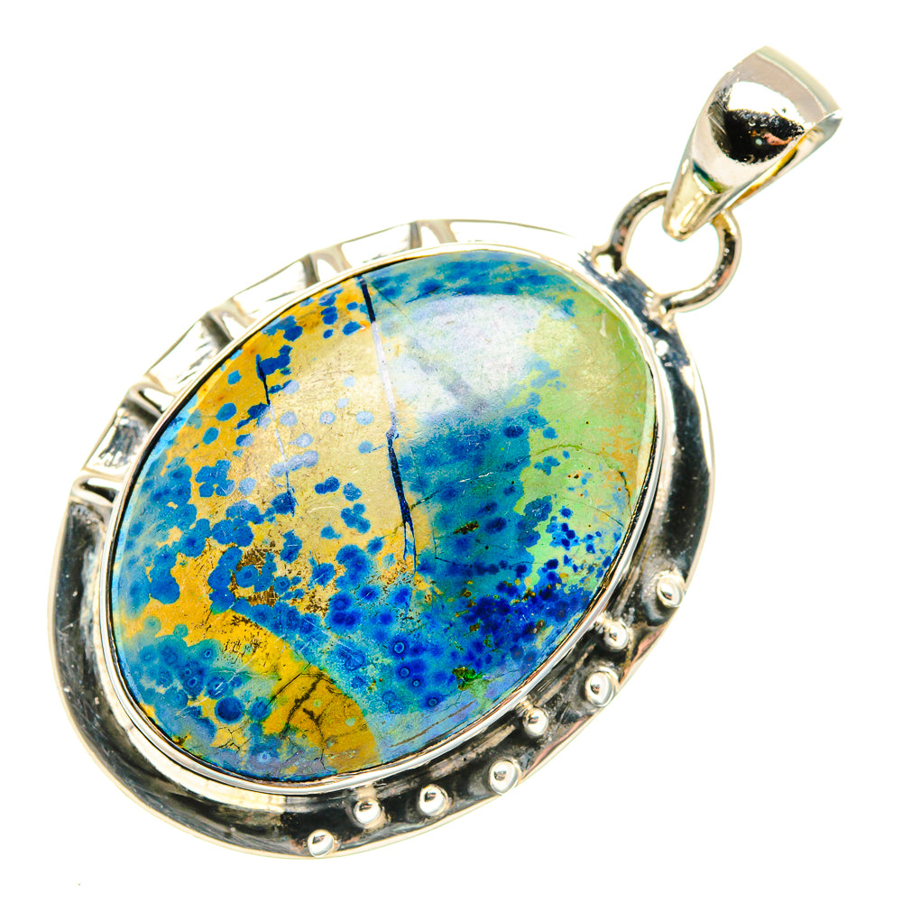 Azurite Pendants handcrafted by Anasilvercos - PD30421 - Photo 2