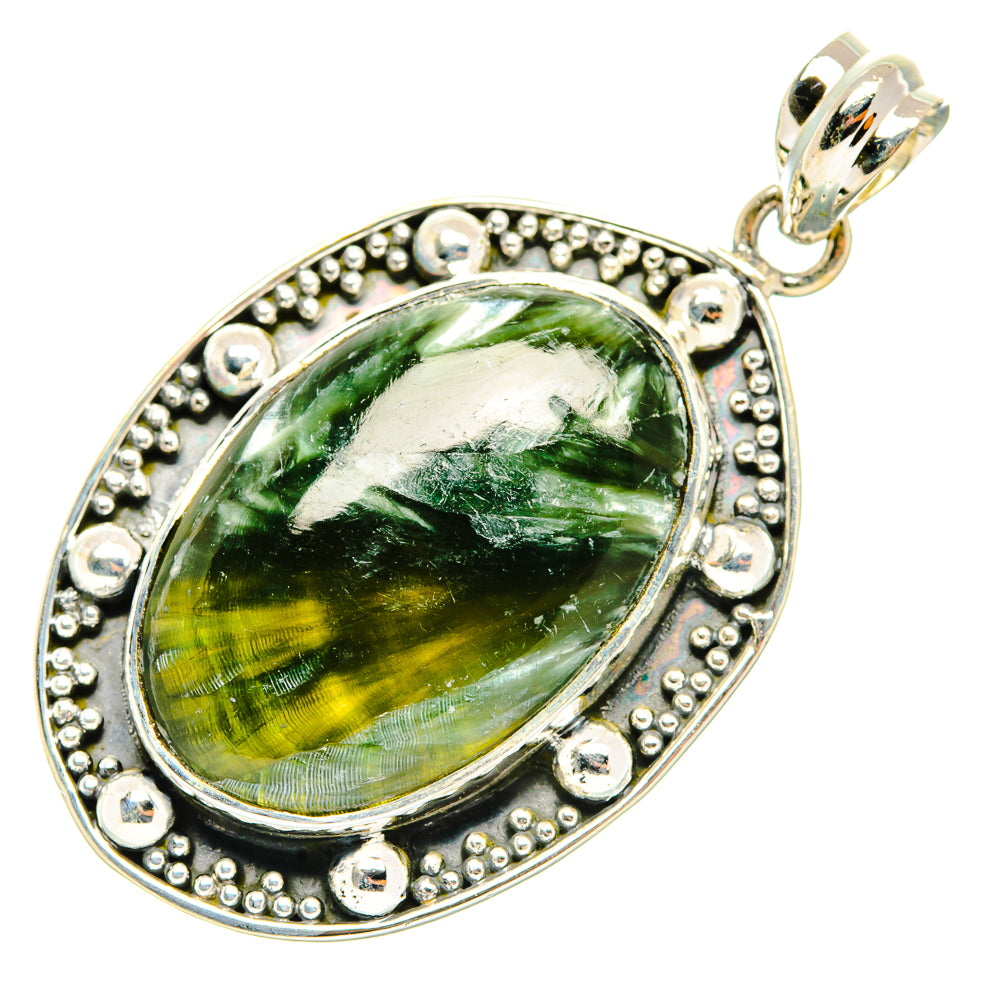 Seraphinite Pendants handcrafted by Anasilvercos - PD30422 - Photo 2