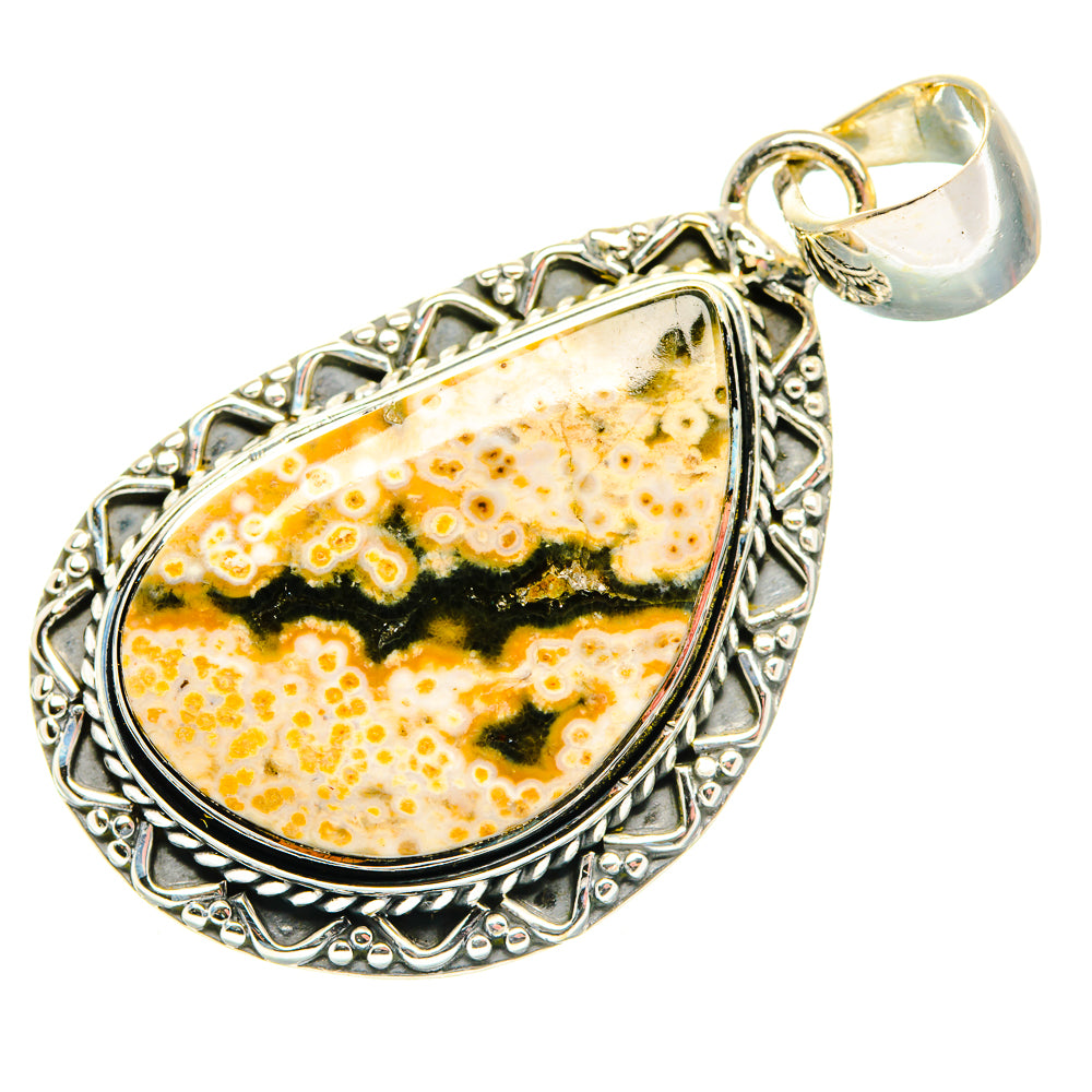 Ocean Jasper Pendants handcrafted by Anasilvercos - PD30423 - Photo 2