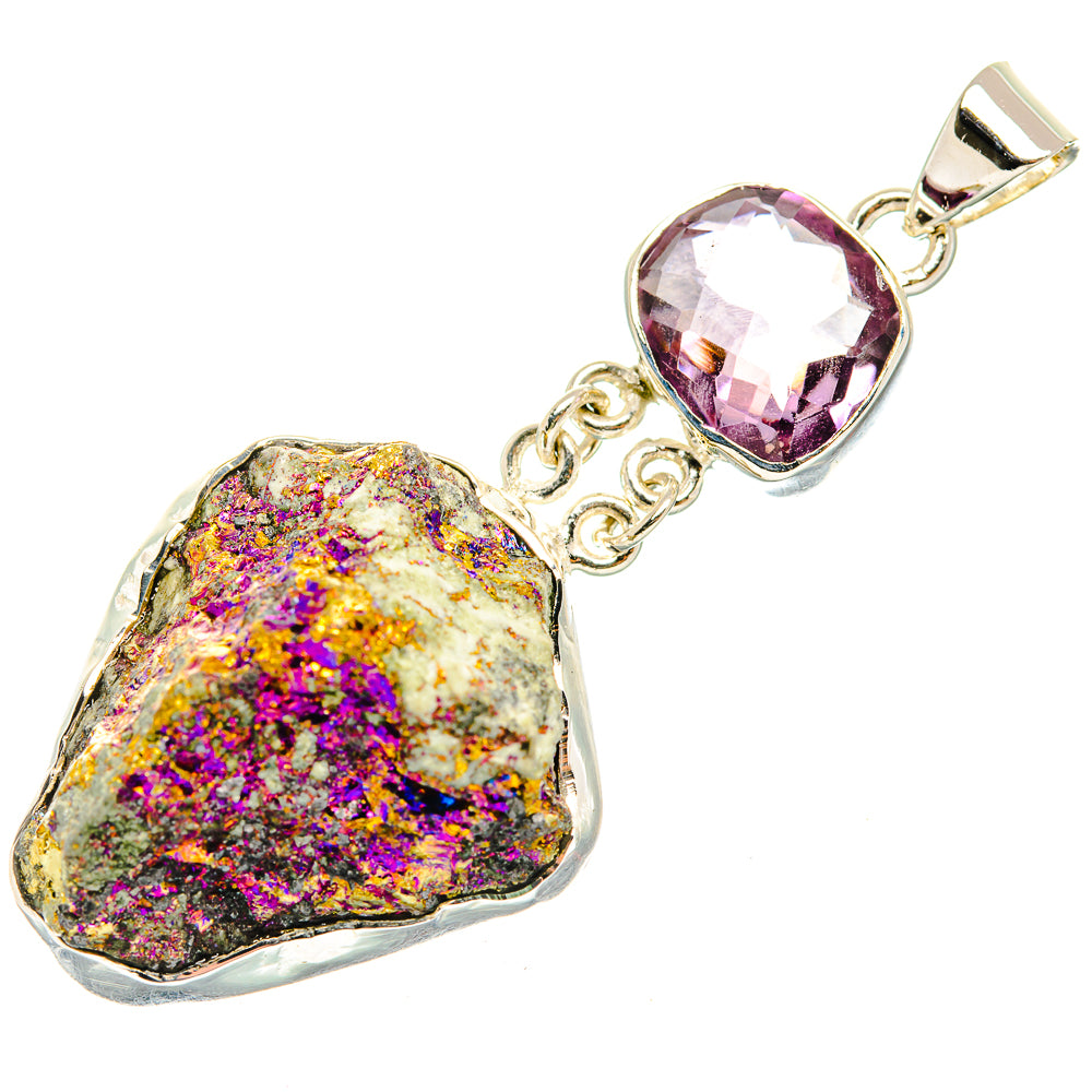 Titanium Druzy Pendants handcrafted by Anasilvercos - PD30425 - Photo 2