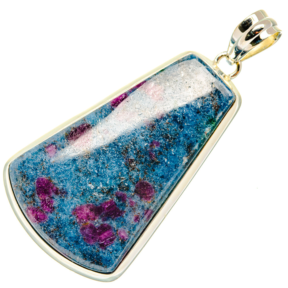 Ruby Fuchsite Pendants handcrafted by Anasilvercos - PD30434 - Photo 2