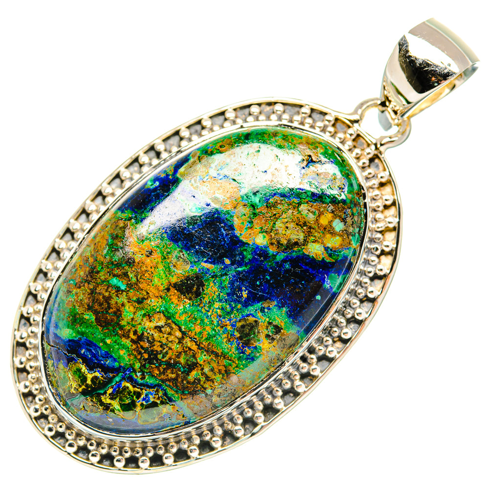 Azurite Pendants handcrafted by Anasilvercos - PD30445 - Photo 2