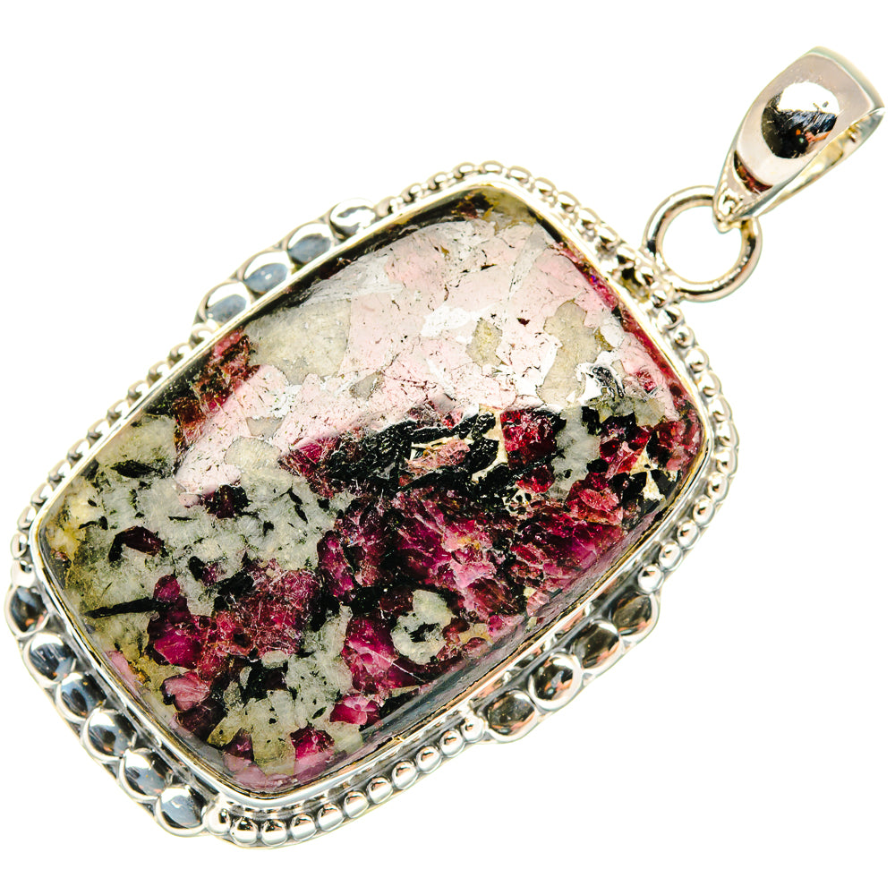 Russian Eudialyte Pendants handcrafted by Anasilvercos - PD30461 - Photo 2