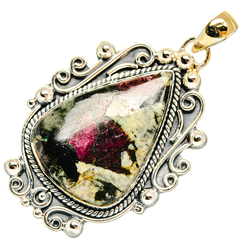 Russian Eudialyte Pendants handcrafted by Anasilvercos - PD30463 - Photo 2