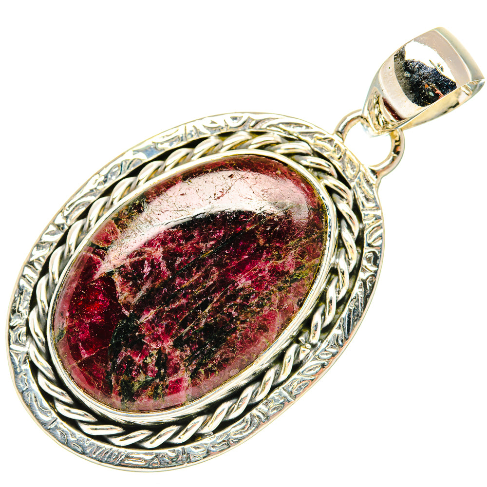 Russian Eudialyte Pendants handcrafted by Anasilvercos - PD30469 - Photo 2