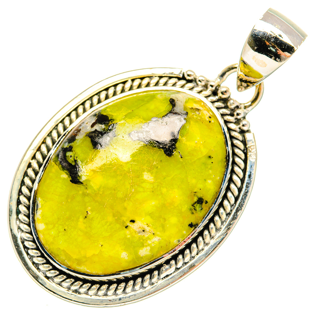 Lizardite Pendants handcrafted by Anasilvercos - PD30476 - Photo 2