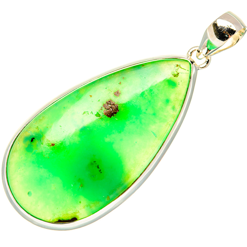 Chrysoprase Pendants handcrafted by Anasilvercos - PD30487 - Photo 2