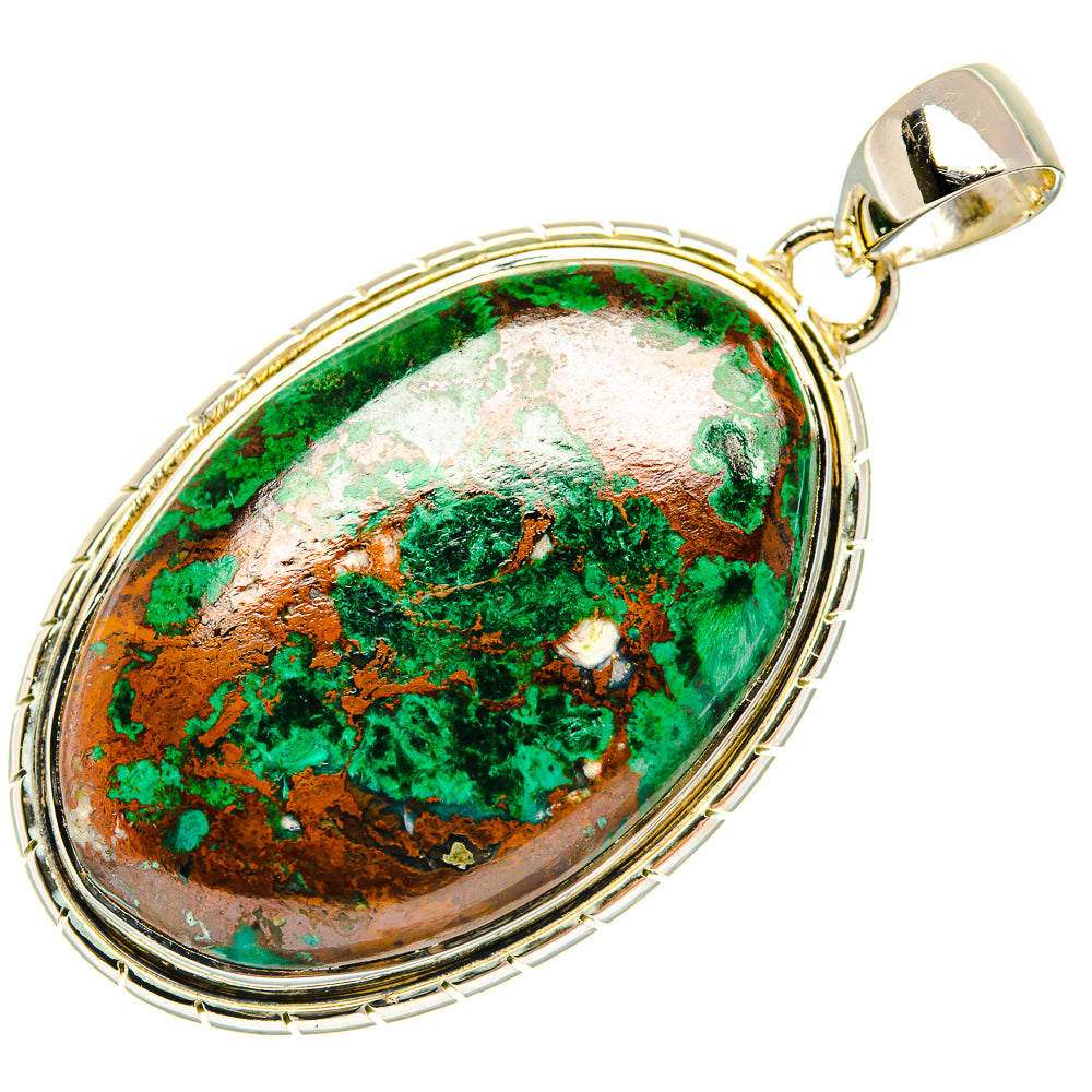 Malachite Pendants handcrafted by Anasilvercos - PD30490 - Photo 2