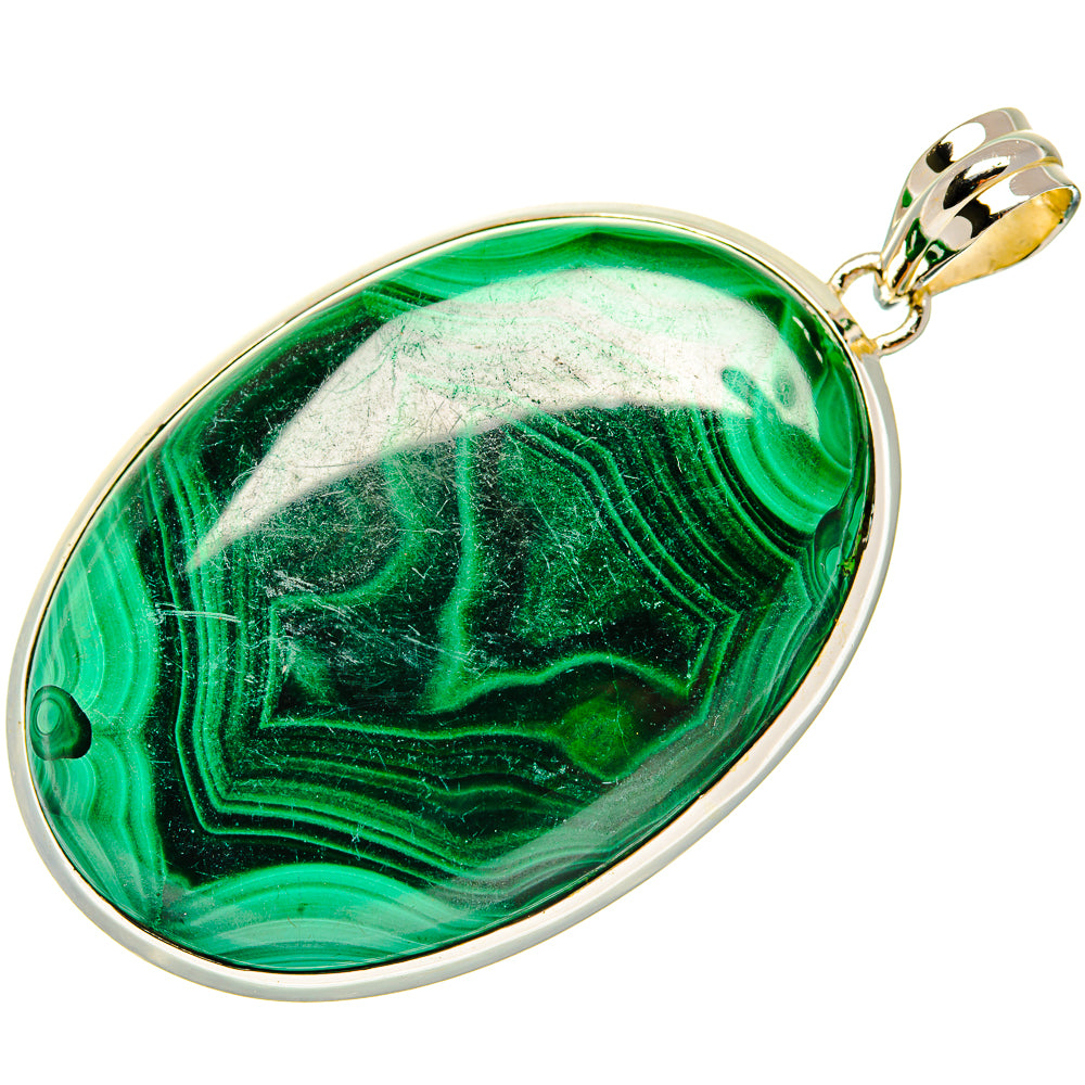 Malachite Pendants handcrafted by Anasilvercos - PD30491 - Photo 2