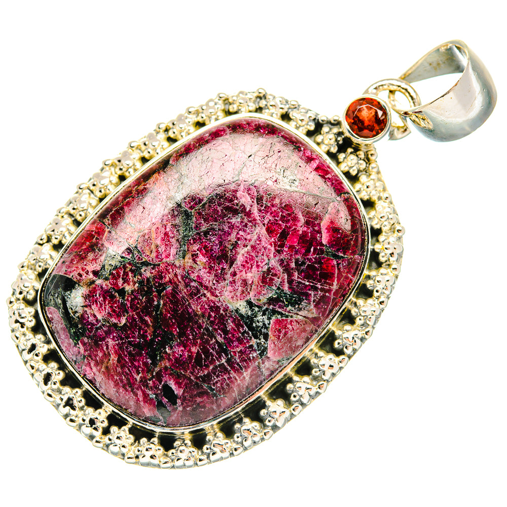 Russian Eudialyte Pendants handcrafted by Anasilvercos - PD30502 - Photo 2