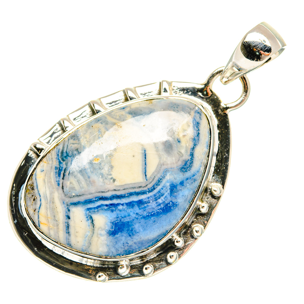 Blue Scheelite Pendants handcrafted by Anasilvercos - PD30509 - Photo 2