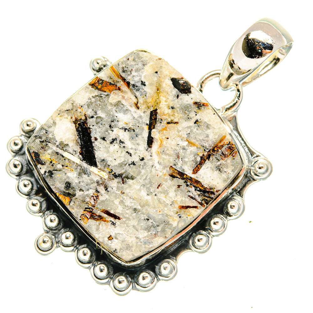 Astrophyllite Pendants handcrafted by Anasilvercos - PD30520 - Photo 2