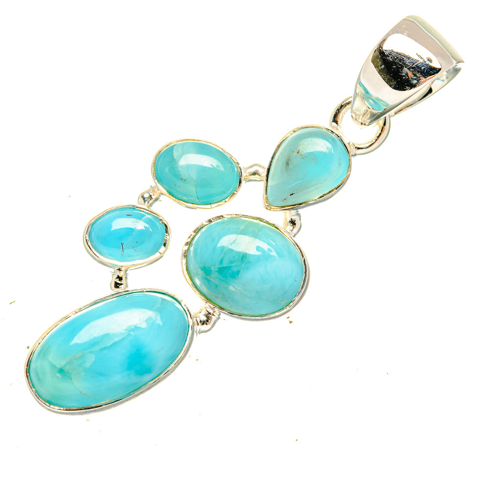 Larimar Pendants handcrafted by Anasilvercos - PD30525 - Photo 2