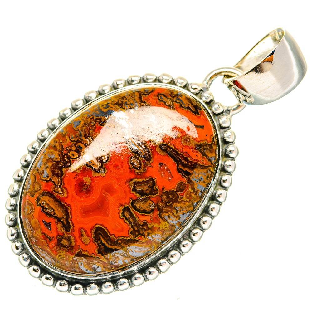 Moroccan Agate Pendants handcrafted by Anasilvercos - PD30526 - Photo 2