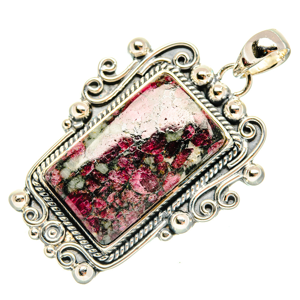 Russian Eudialyte Pendants handcrafted by Anasilvercos - PD30530 - Photo 2