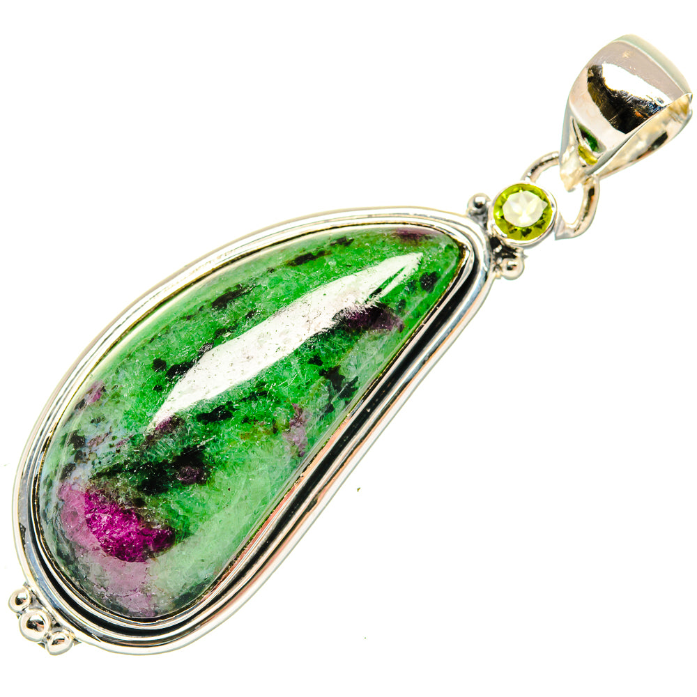 Ruby Zoisite Pendants handcrafted by Anasilvercos - PD30532 - Photo 2