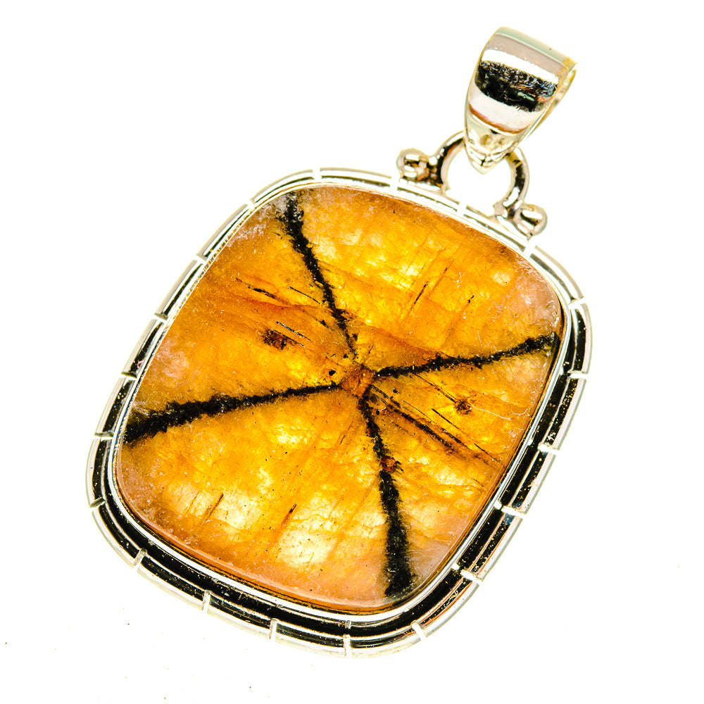 Chiastolite Pendants handcrafted by Anasilvercos - PD3054