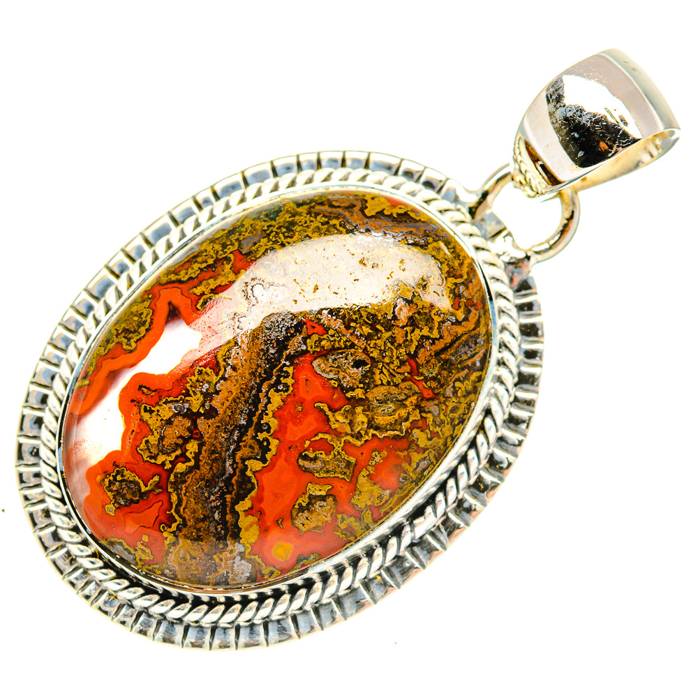 Moroccan Agate Pendants handcrafted by Anasilvercos - PD30545 - Photo 2