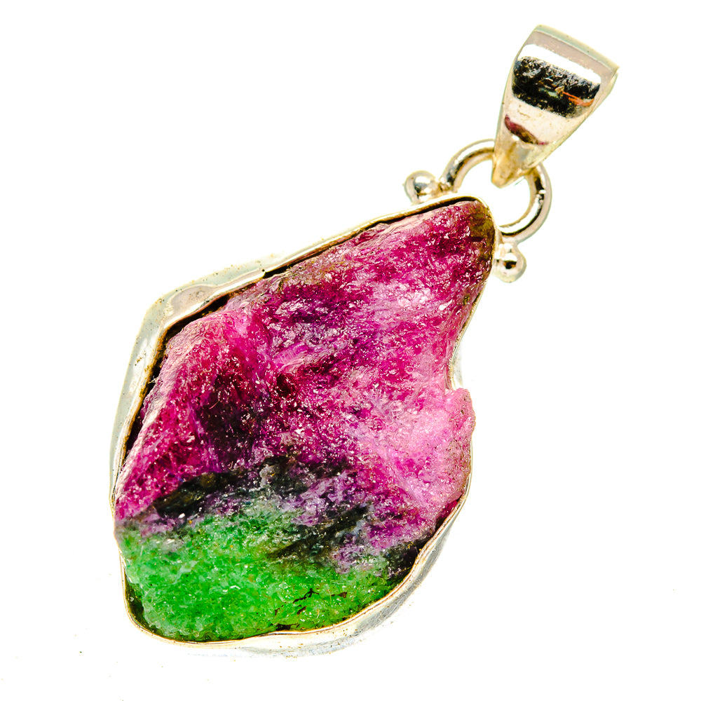 Ruby Zoisite Pendants handcrafted by Anasilvercos - PD3055