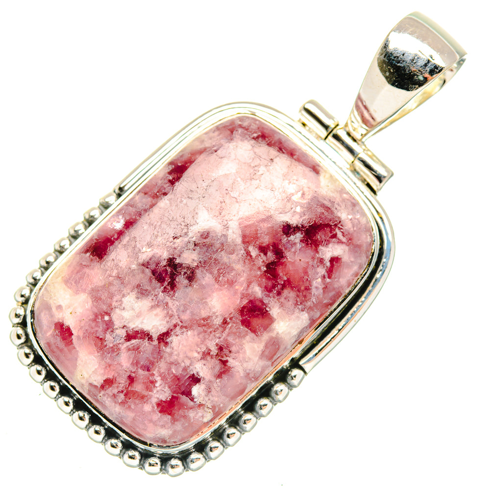 Lepidolite Pendants handcrafted by Anasilvercos - PD30550 - Photo 2