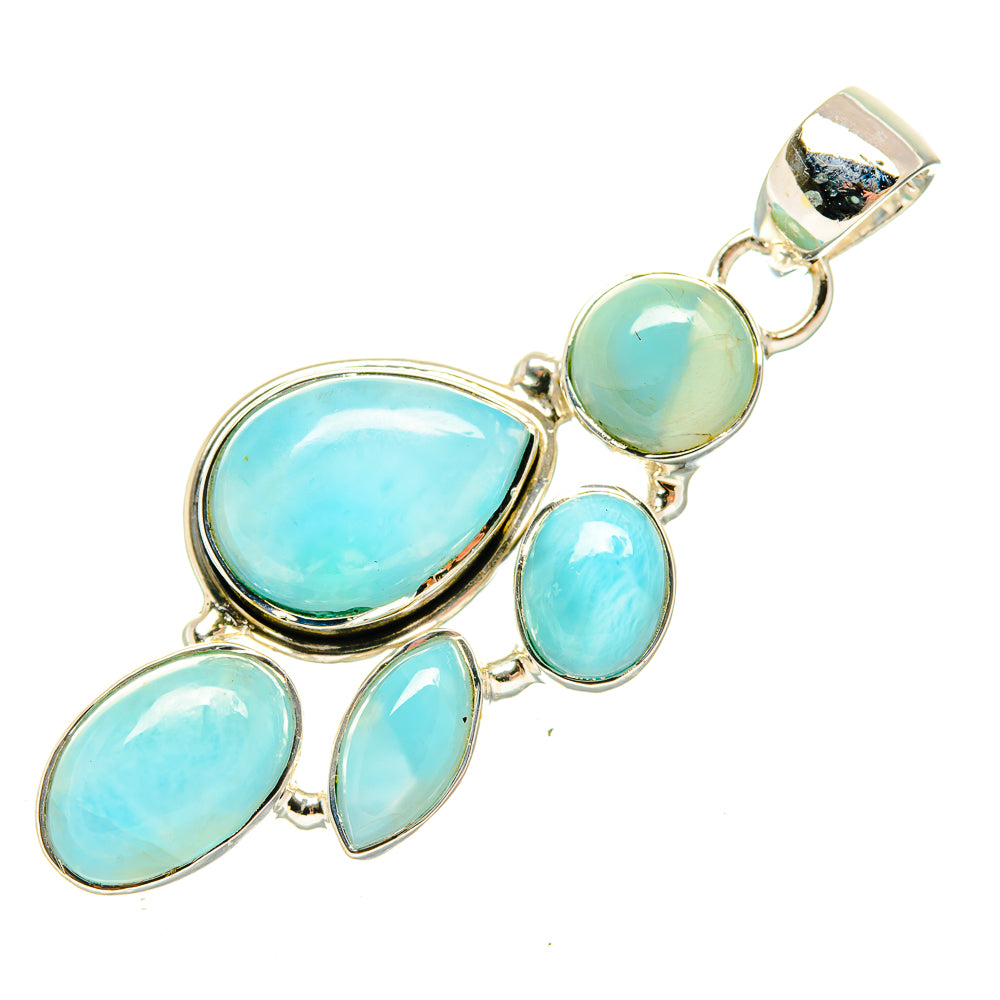 Larimar Pendants handcrafted by Anasilvercos - PD30551 - Photo 2