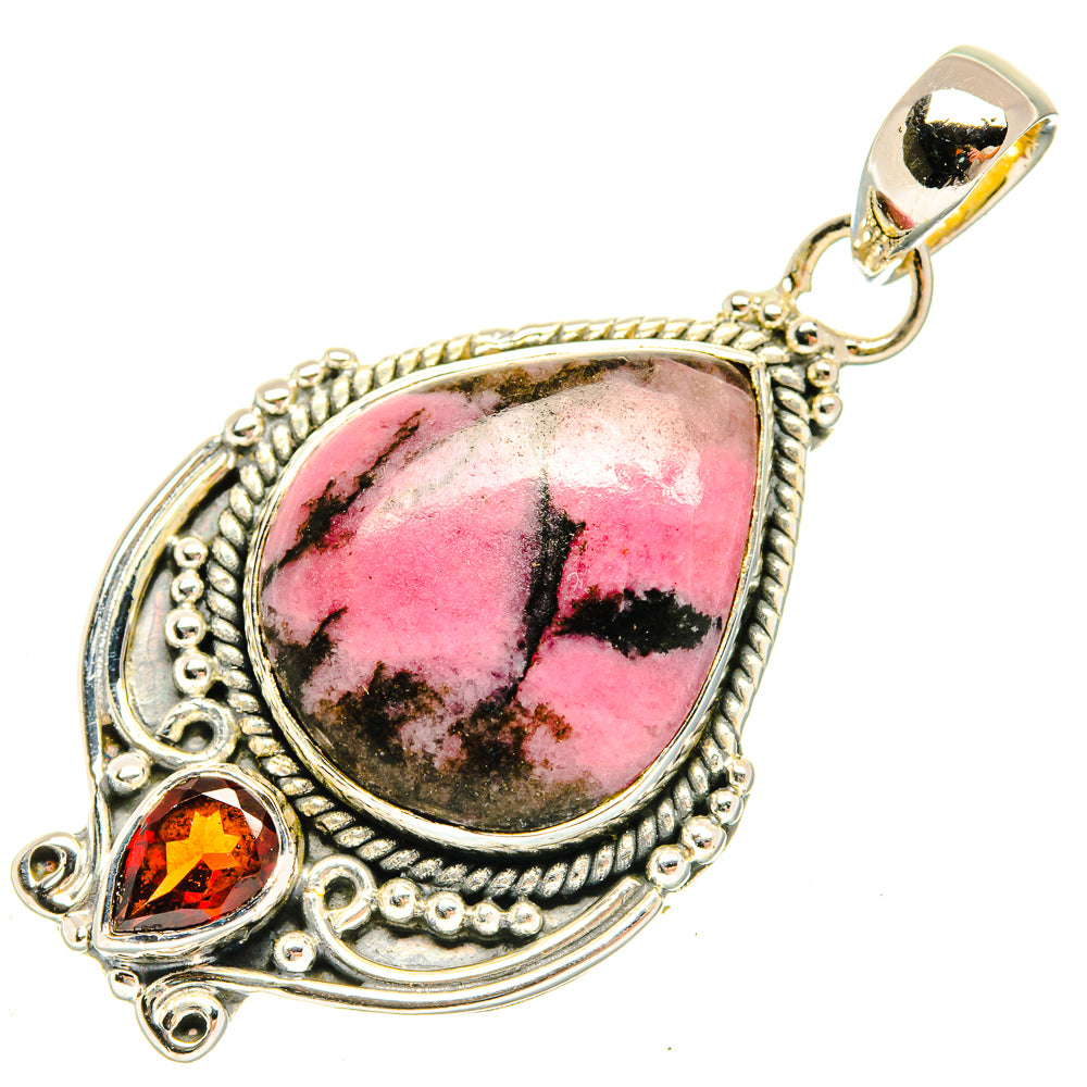 Rhodonite Pendants handcrafted by Anasilvercos - PD30568 - Photo 2