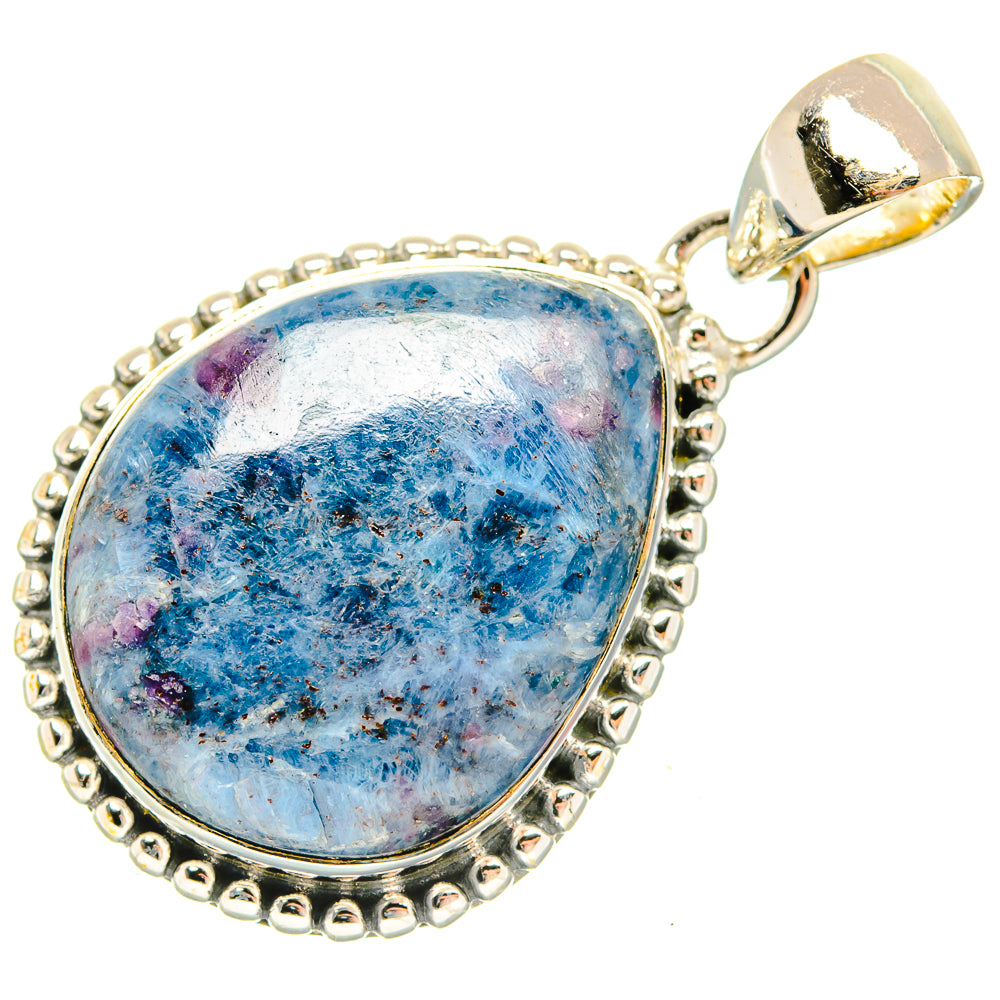 Ruby Fuchsite Pendants handcrafted by Anasilvercos - PD30571 - Photo 2