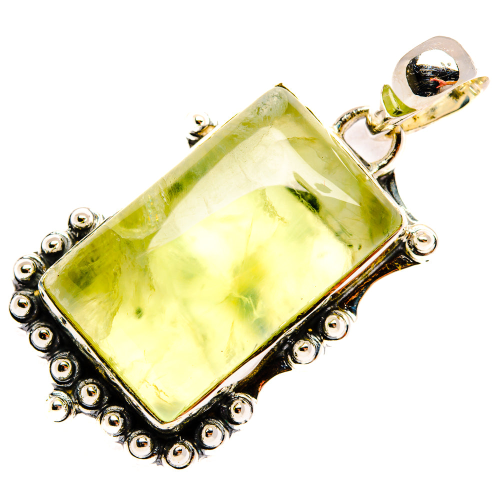 Prehnite Pendants handcrafted by Anasilvercos - PD30578 - Photo 2