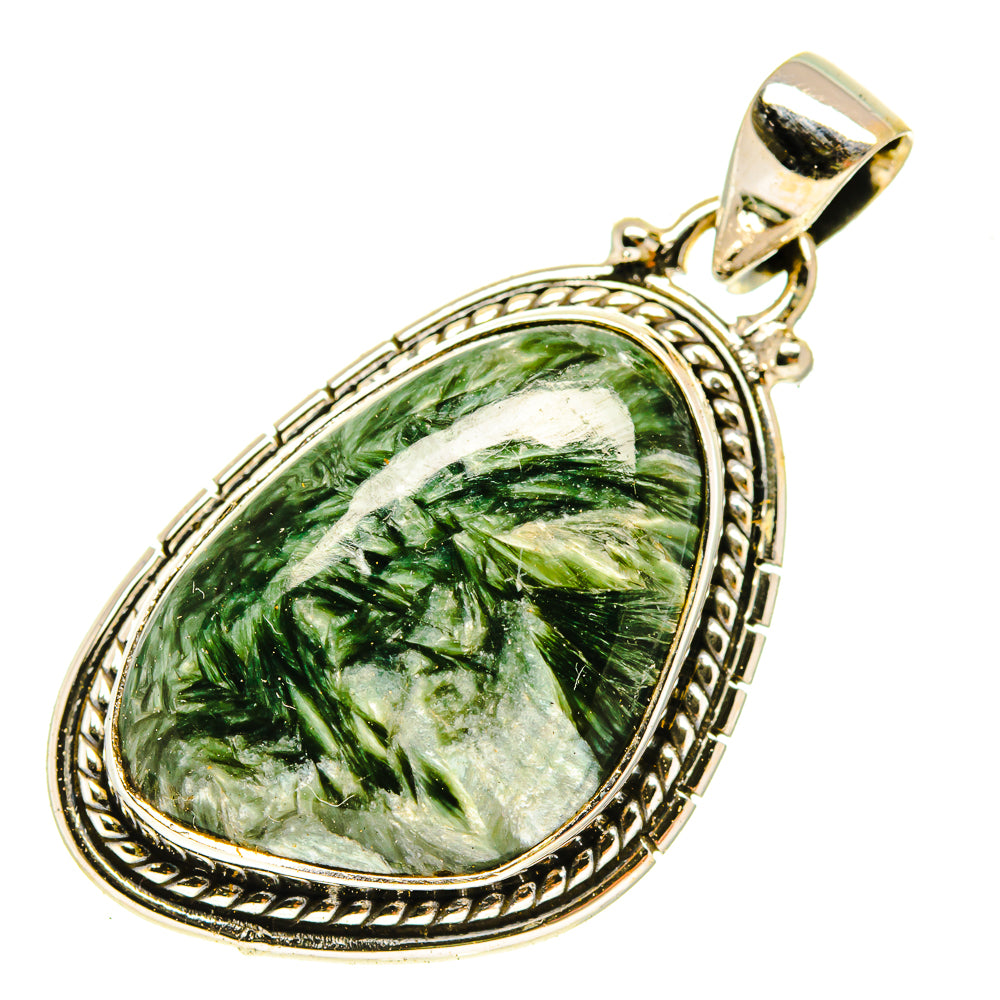 Seraphinite Pendants handcrafted by Anasilvercos - PD3058