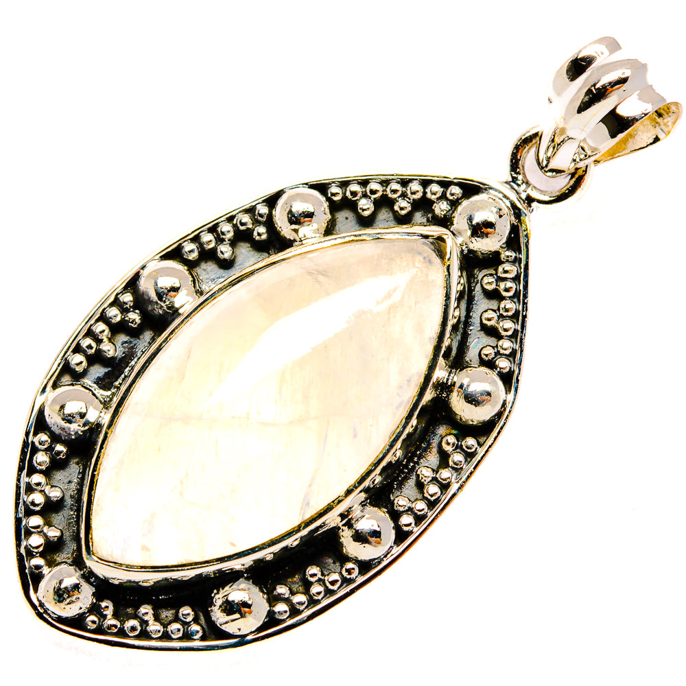 Rainbow Moonstone Pendants handcrafted by Anasilvercos - PD30583 - Photo 2